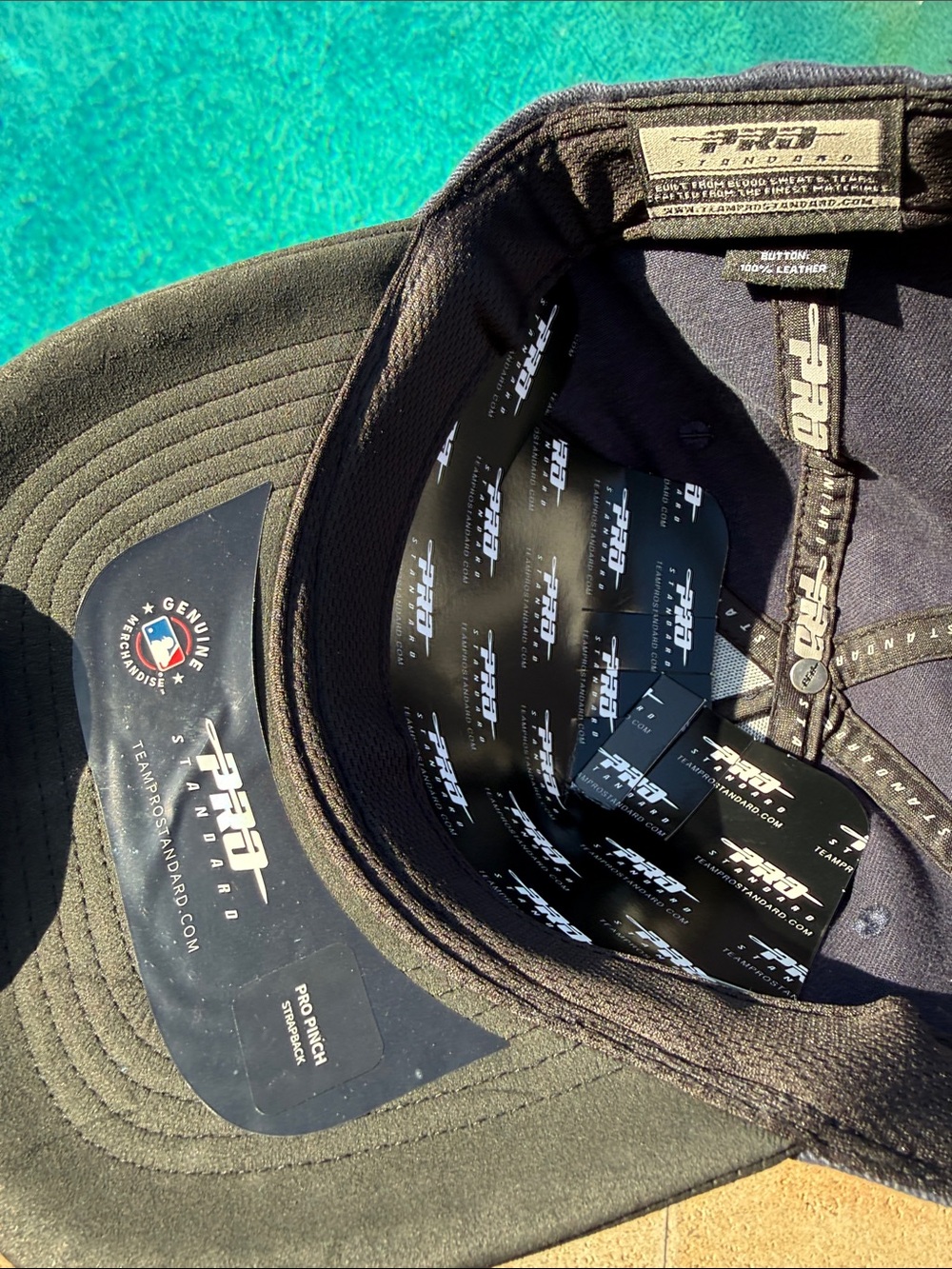 New 1 of a kind custom New Era Los Angeles Dodgers Navy/ Blk Studded stones Cap - Picture 15 of 16